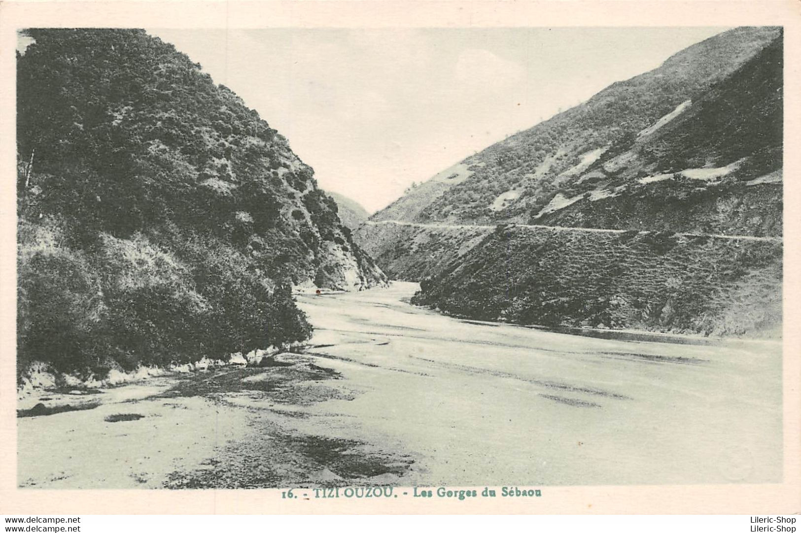 ALGÉRIE KABYLIE CPA 1930 TIZI OUZOU Les Gorges Du Sebaou Ou Asif Asbaw - Phot.Ets Albert N°16 - Tizi Ouzou