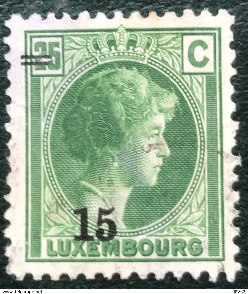 Luxembourg - Luxemburg - C17/17 - (°)used - 1928 - Michel 200 - Groothertogin Charlotte - 1926-39 Charlotte Right-hand Side