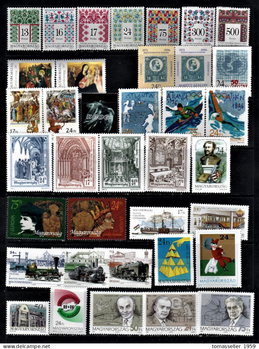 Hungary-1996 Years Set - 29 Issues.MNH - Full Years