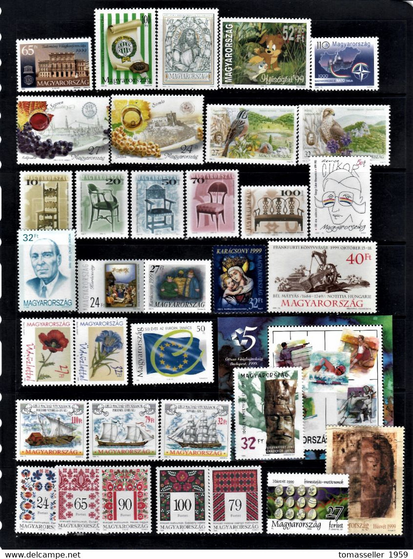 Hungary-1999 Full Years Set - 26 Issues.MNH - Années Complètes