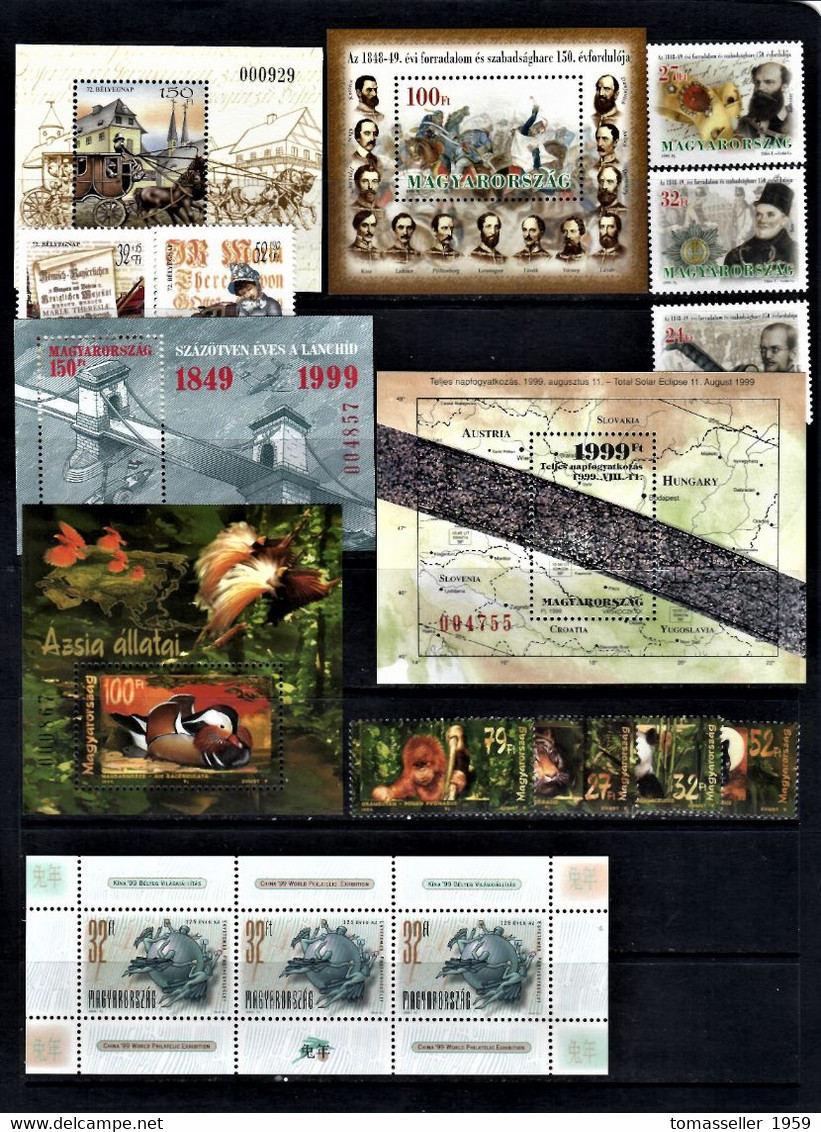 Hungary-1999 Full Years Set - 26 Issues.MNH - Années Complètes
