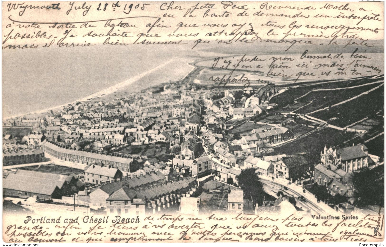 CPA  Carte Postale Royaume Uni Portland And Chesil Beach 1905-  VM66867 - Weymouth