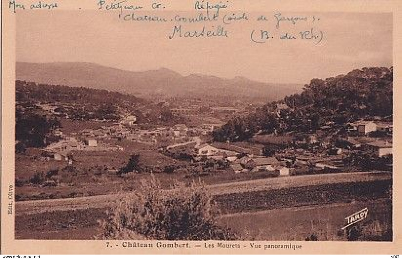 MARSEILLE     CHATEAU GOMBERT                        LES MOURETS. VUE PANORAMIQUE - Quartiers Nord, Le Merlan, Saint Antoine