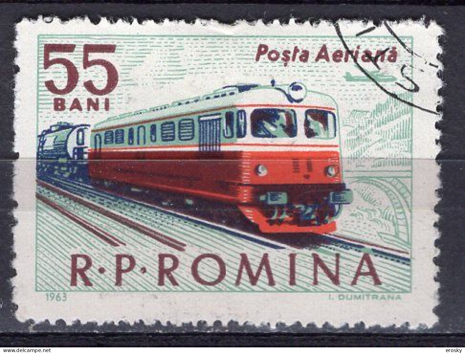 S2721 - ROMANIA ROUMANIE AERIENNE Yv N°185 - Gebruikt