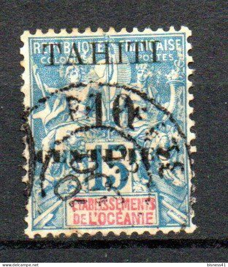 Col33 Colonie Tahiti N° 33 Oblitéré Cote : 15,00€ - Unused Stamps