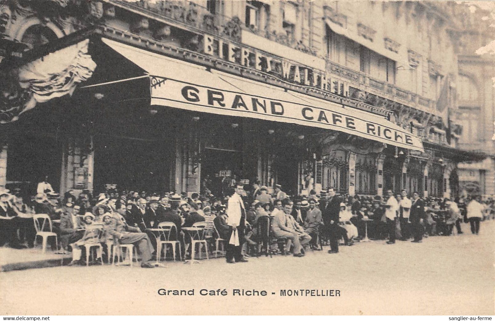 CPA 34 GRAND CAFE DE MONTPELLIER - Montpellier