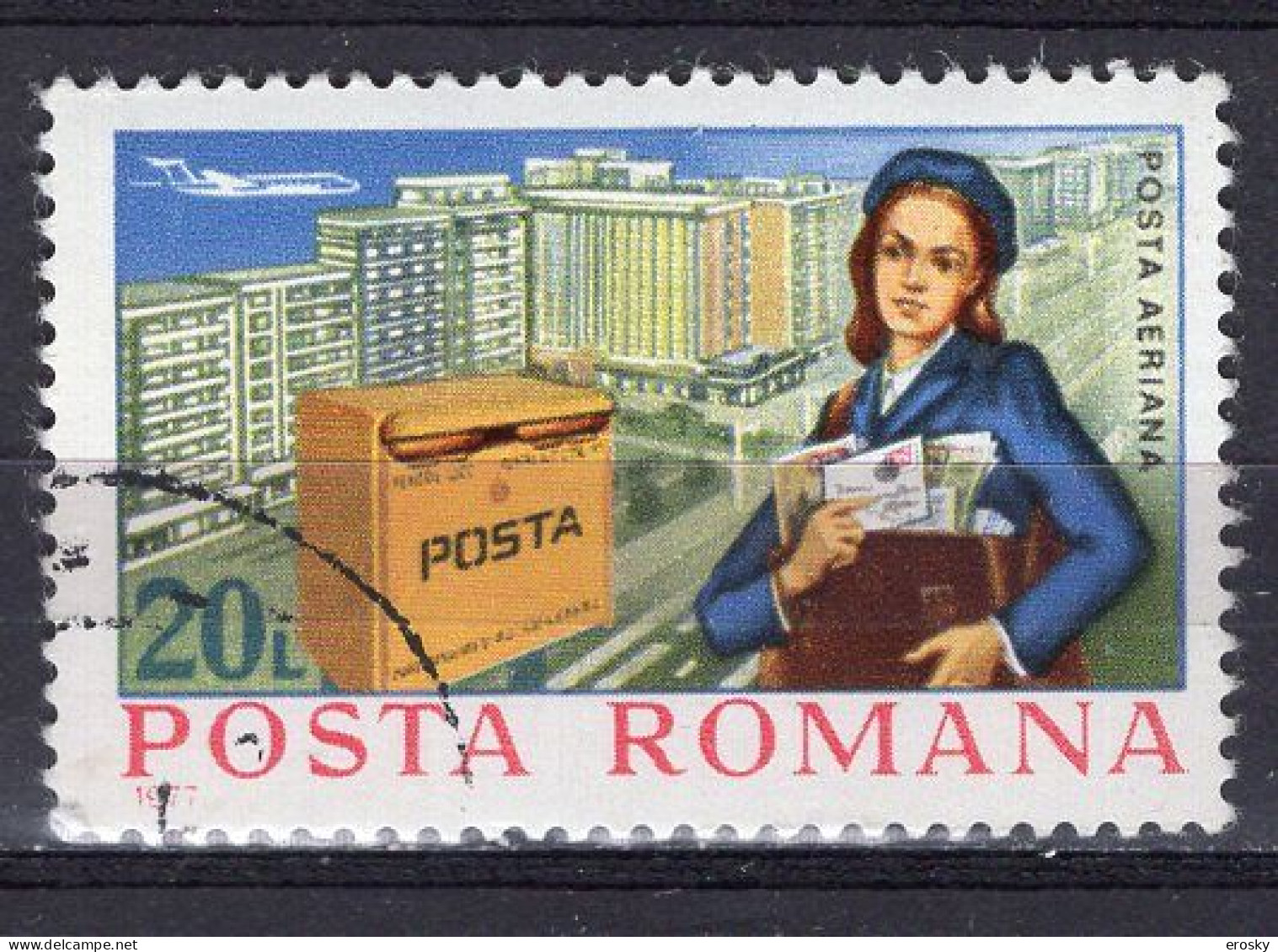 S2767 - ROMANIA ROUMANIE AERIENNE Yv N°251 - Oblitérés