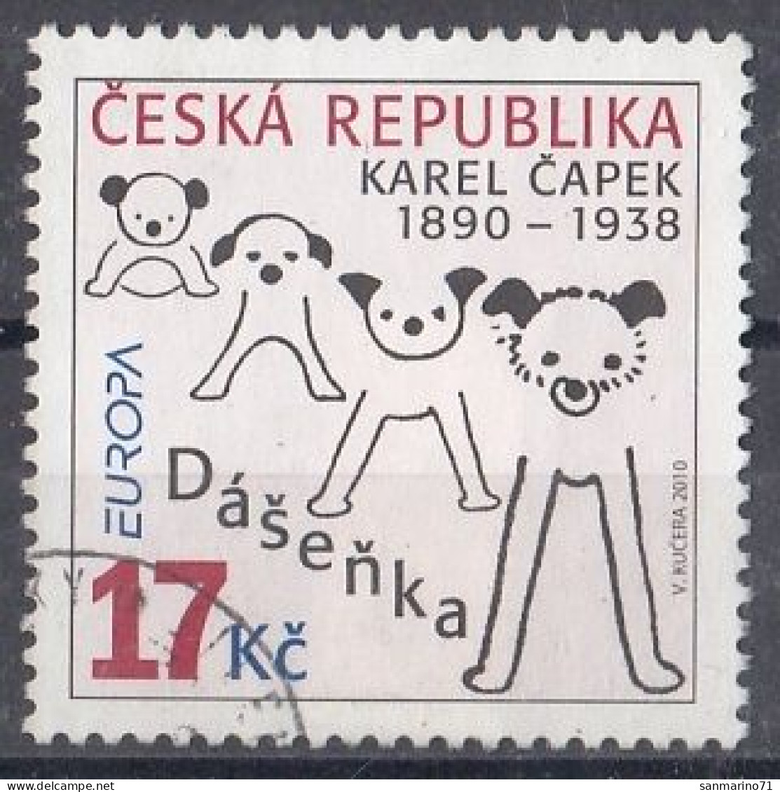 CZECH REPUBLIC 631,used,falc Hinged - Gebraucht