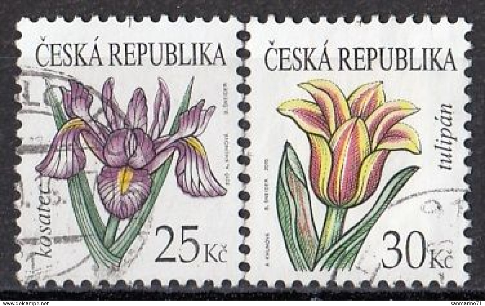 CZECH REPUBLIC 649-650,used,falc Hinged - Gebraucht