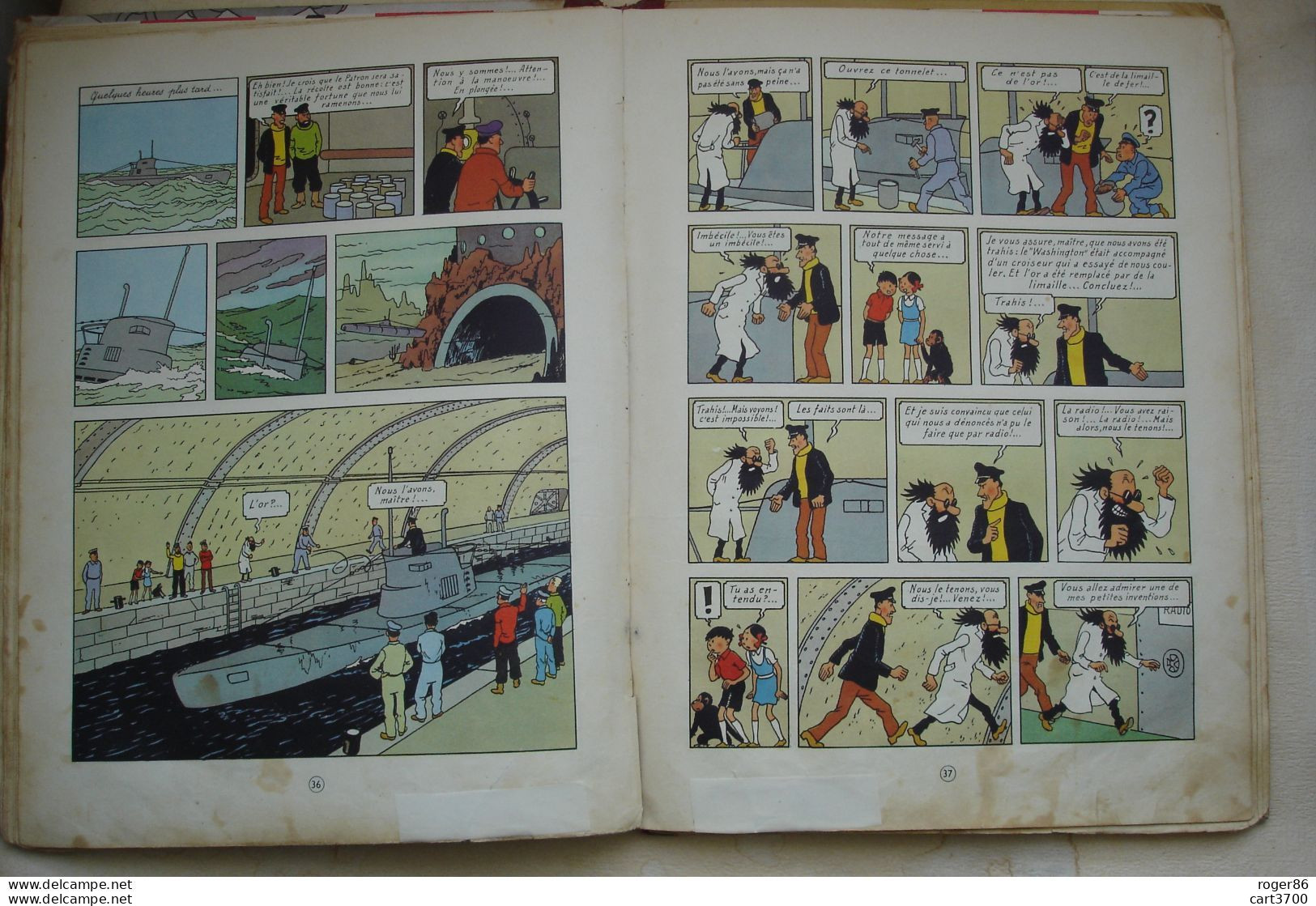 album HERGE le manitoba ne repond plus édition  de 1952