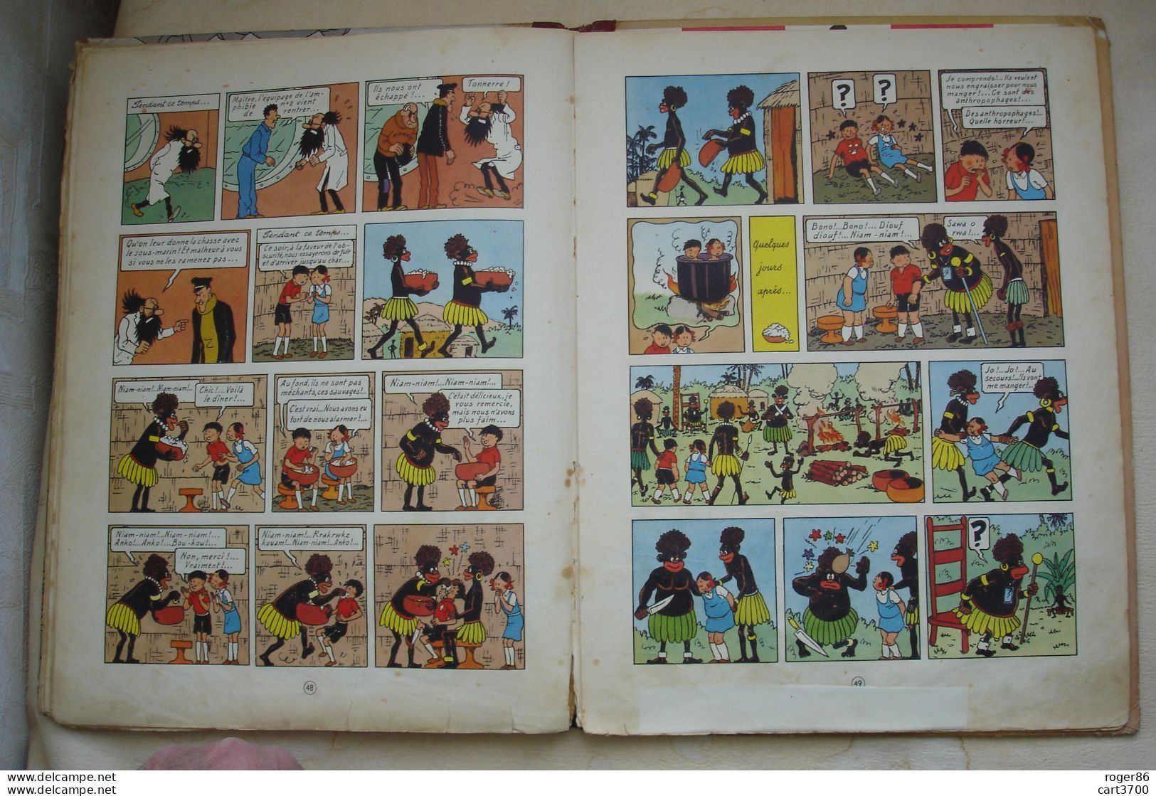 album HERGE le manitoba ne repond plus édition  de 1952