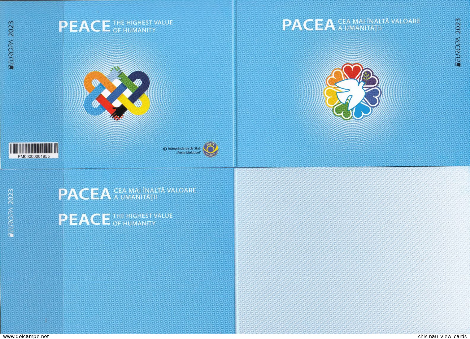 MOLDOVA 2023 EUROPA CEPT.PEACE – The Highest Val Of Human.Booklet MNH - 2023