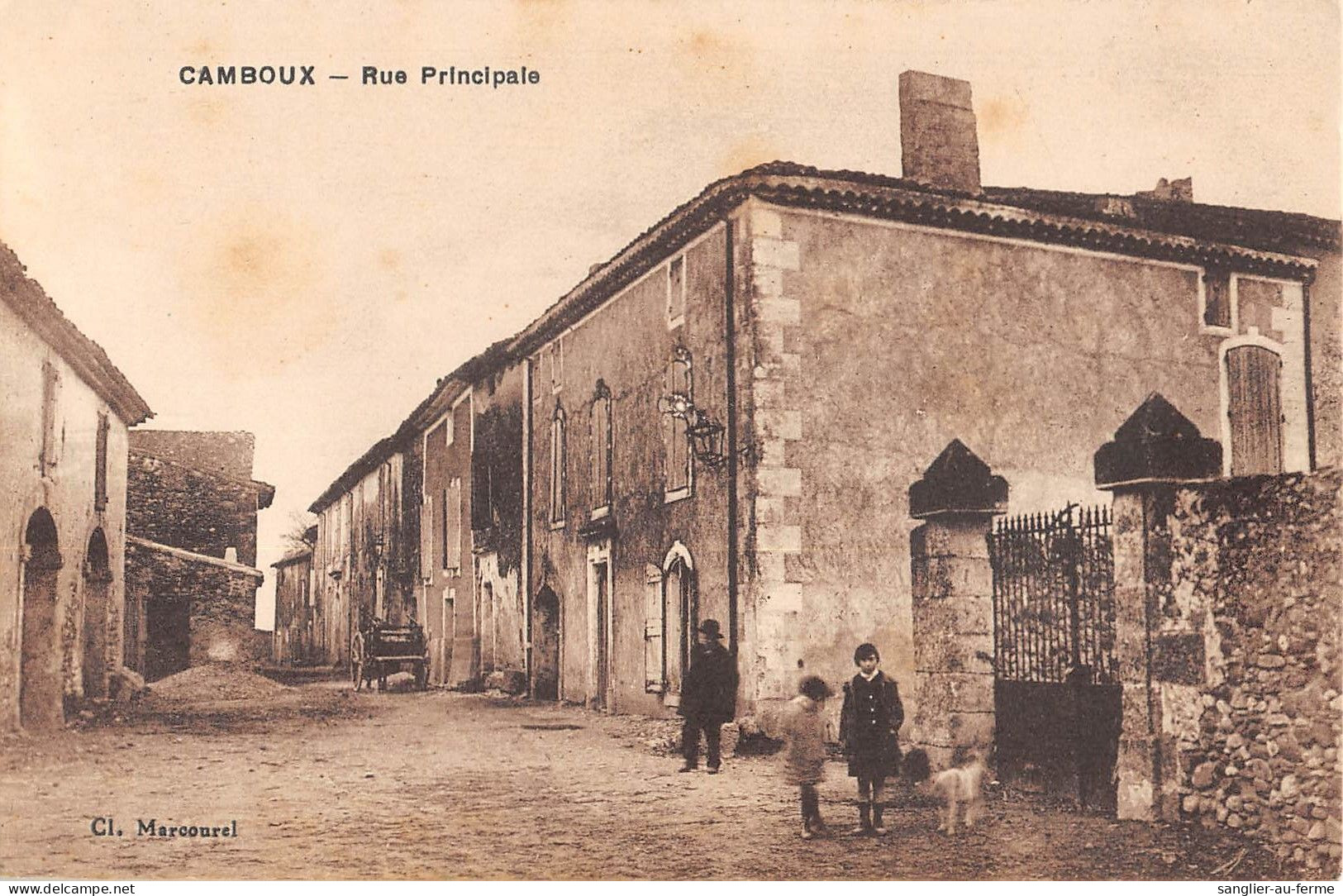 CPA 34 CAMBOUX RUE PRINCIPALE - Sonstige & Ohne Zuordnung