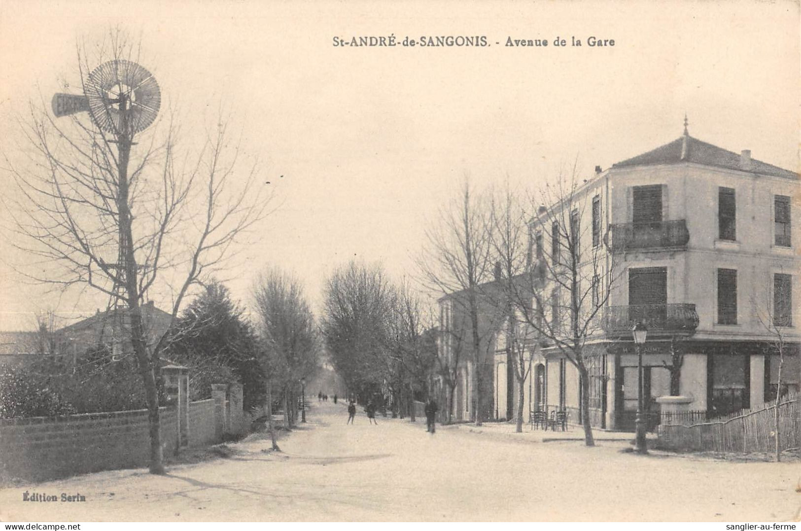 CPA 34 SAINT ANDRE DE SANGONIS AVENUE DE LA GARE - Sonstige & Ohne Zuordnung