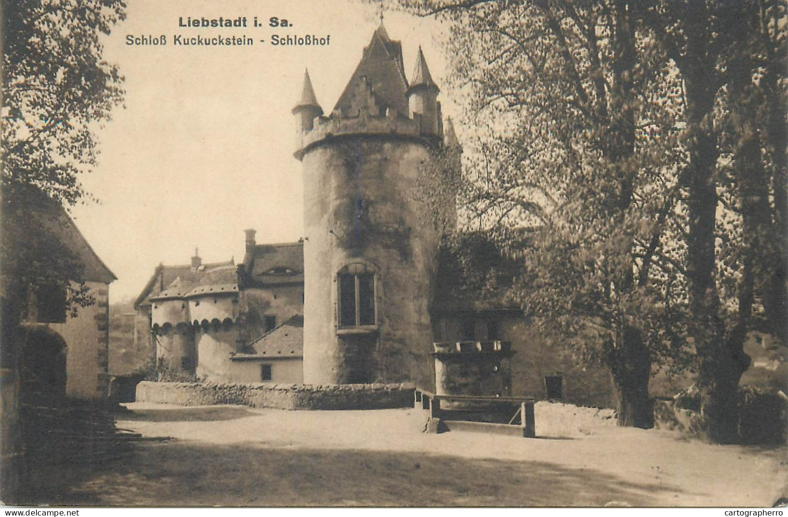 Germany Liebstadt Schloss Kuckuckstein - Schlosshof - Liebstadt