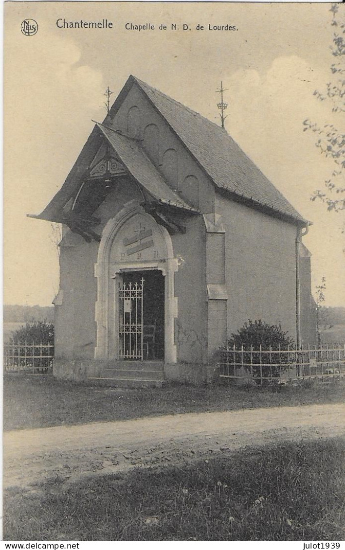 CHANTEMELLE ..-- Chapelle N.D. De Lourdes . 1940 Vers BUZENOL ( S/ Lieutenant Eug. MAURY ) . Vverso . - Etalle
