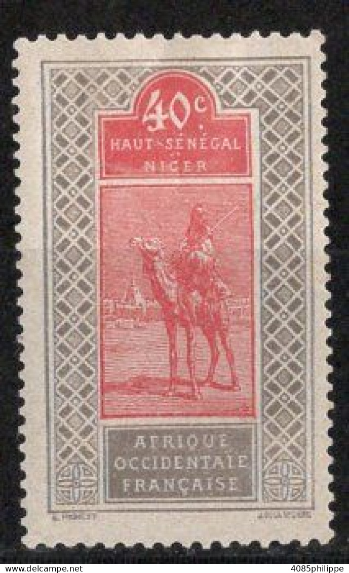 HAUT SENEGAL NIGER Timbre Poste N°28* TB Neuf Charnière Cote 3€50 - Unused Stamps