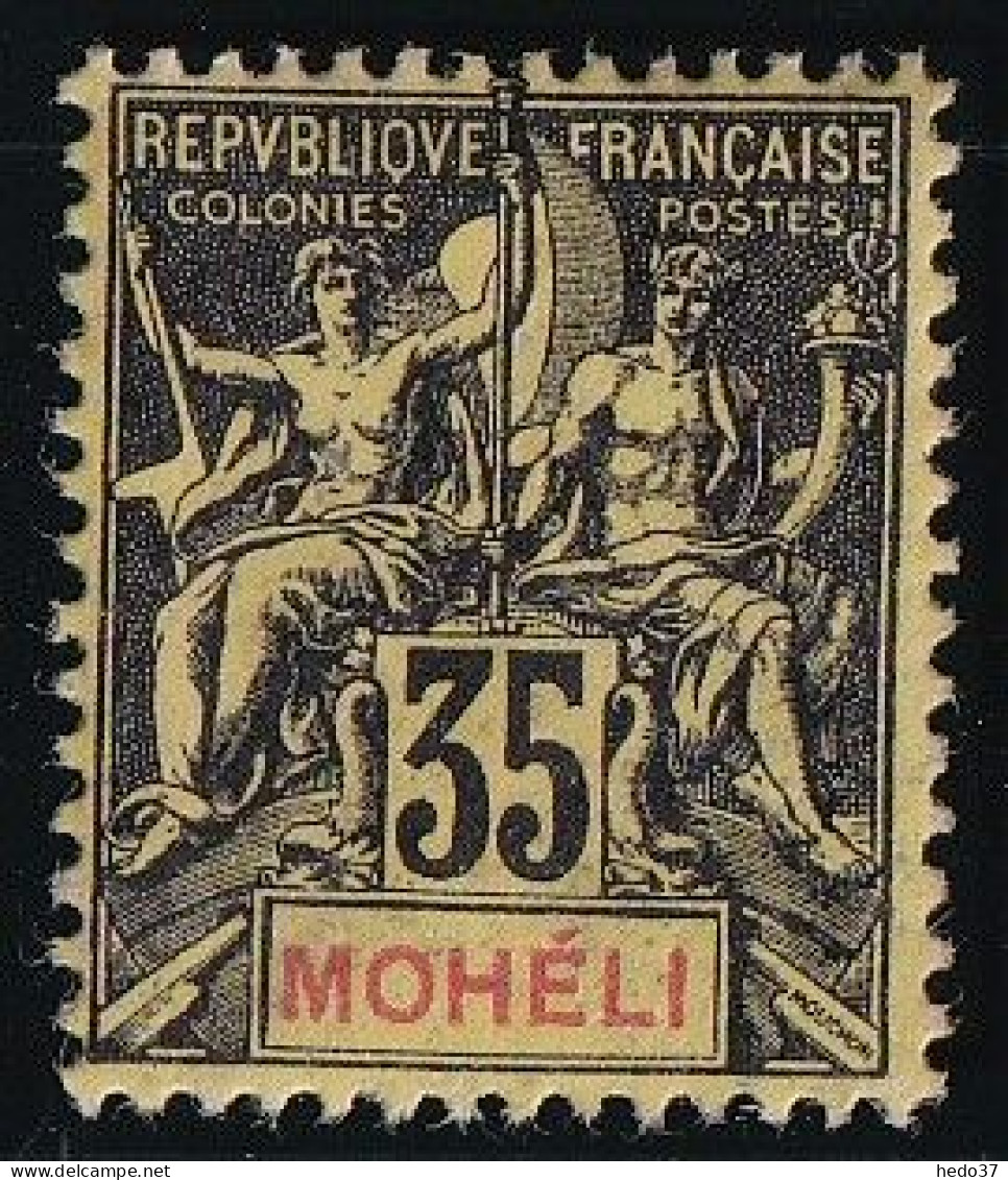 Mohéli N°9 - Neuf * Avec Charnière - TB - Unused Stamps