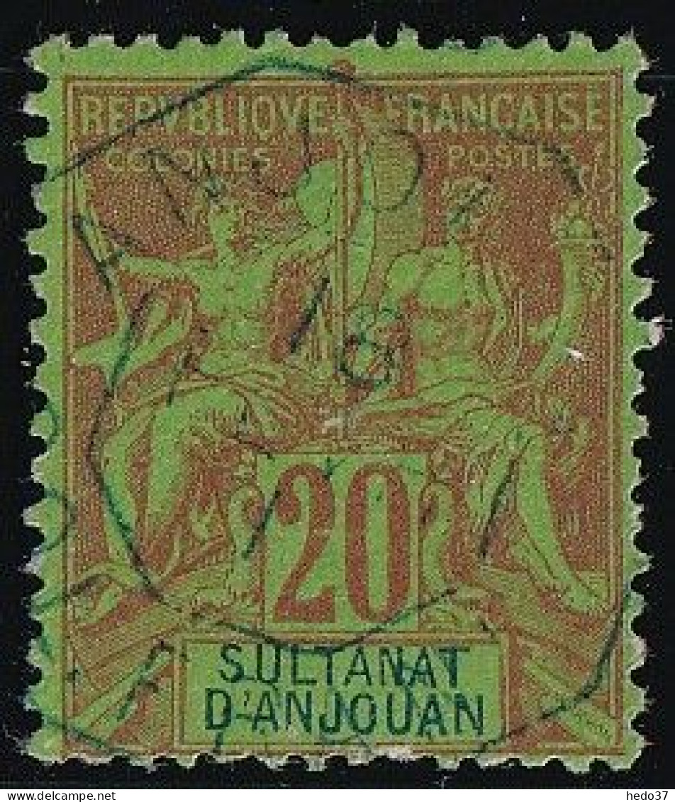 Anjouan N°7 - Oblitéré - B/TB - Used Stamps