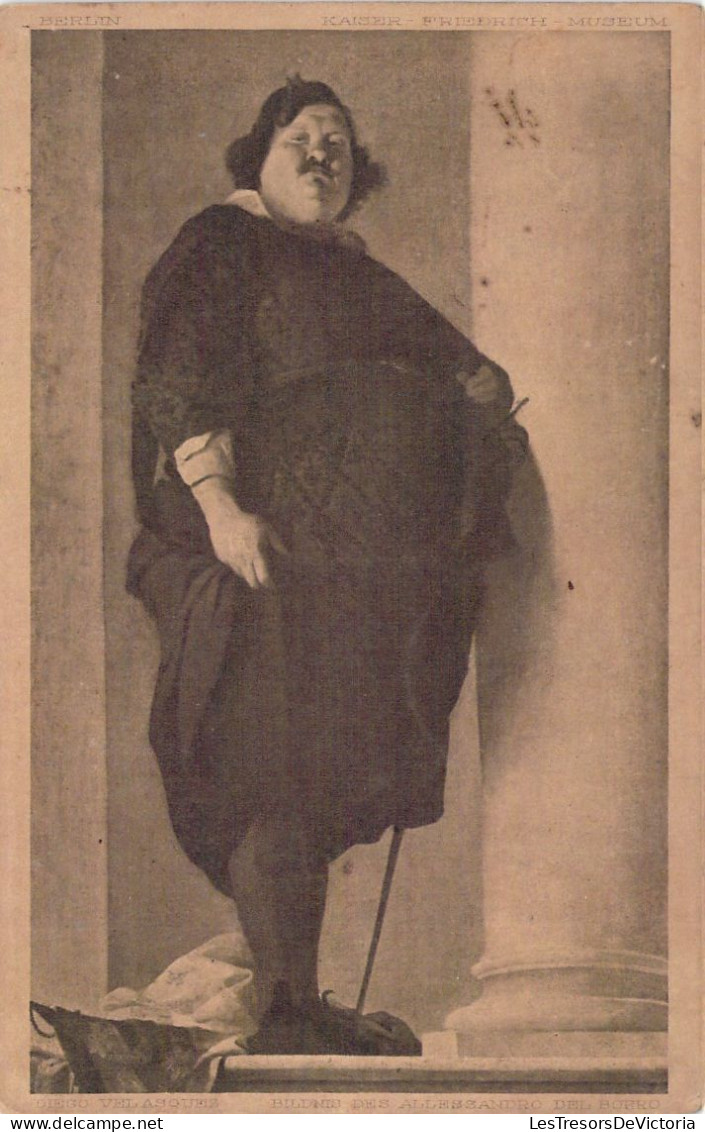 FANTAISIE - Homme - Diego Velasquez - Bildnis Des Allessandro Bel Borro - Carte Postale Ancienne - Männer