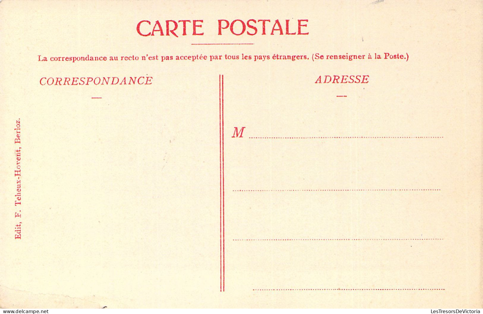 BELGIQUE - Rosoux - Allée Du Château - Carte Postale Ancienne - Otros & Sin Clasificación