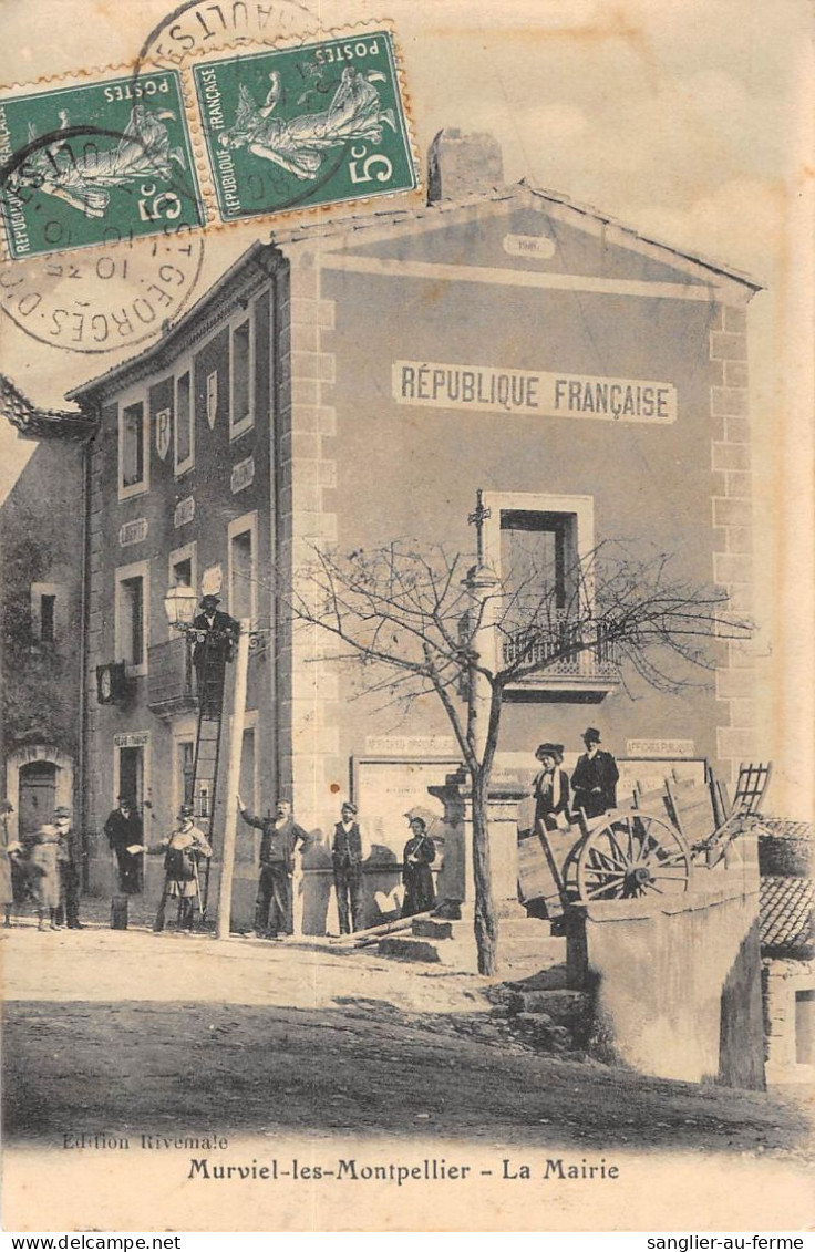 CPA 34 MURVIEL LES MONTPELLIER LA MAIRIE - Sonstige & Ohne Zuordnung