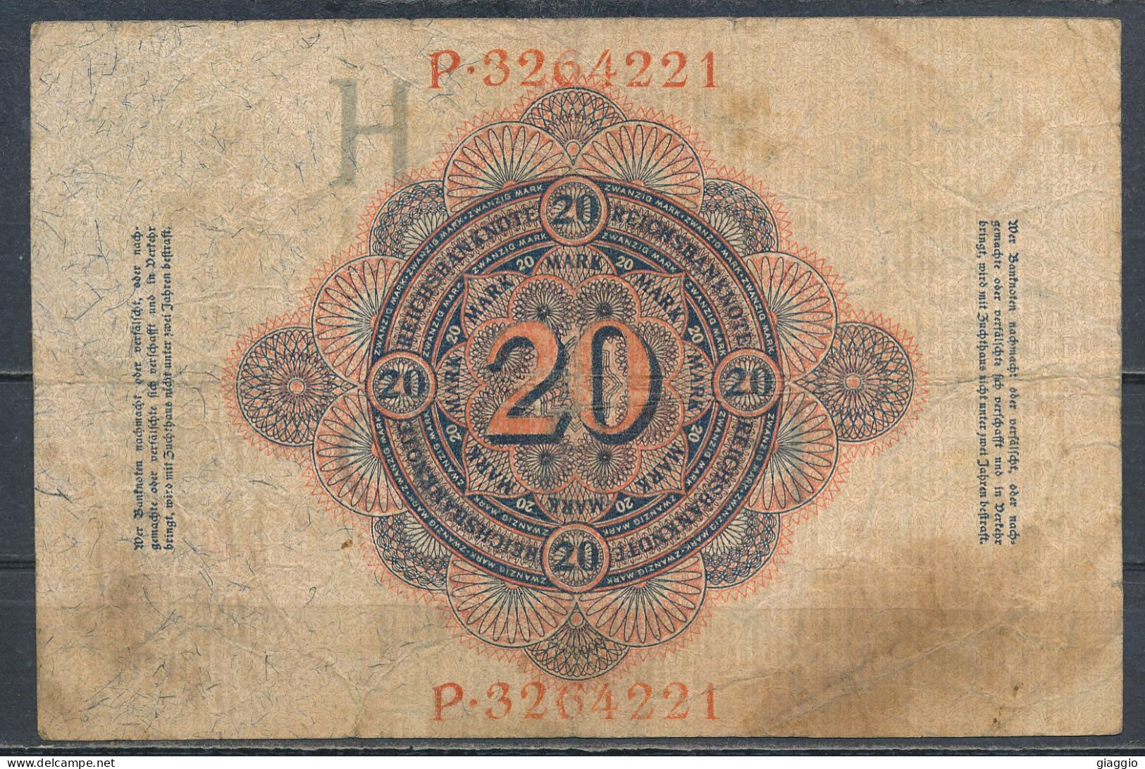 °°° GERMANY 20 MARK 1914 °°° - Altri & Non Classificati