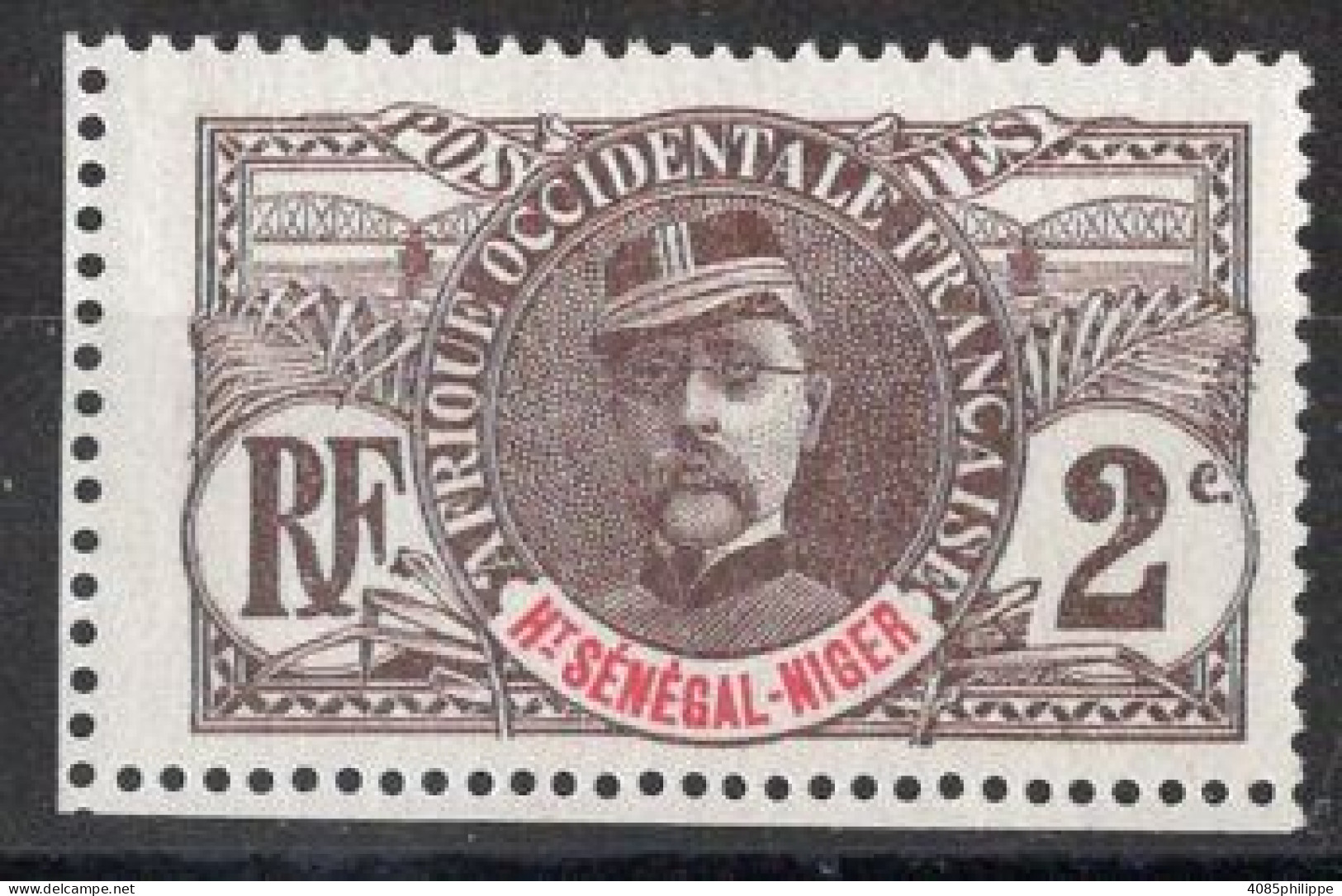 HAUT SENEGAL NIGER Timbre-poste N°2* TB Neuf Charnière Cote 2€00 - Unused Stamps