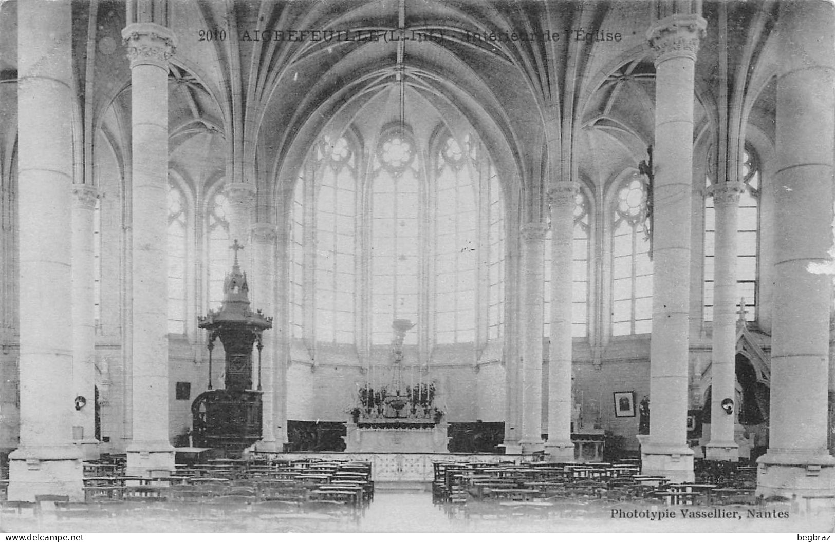 AIGREFEUILLE      EGLISE   INTERIEUR - Aigrefeuille-sur-Maine