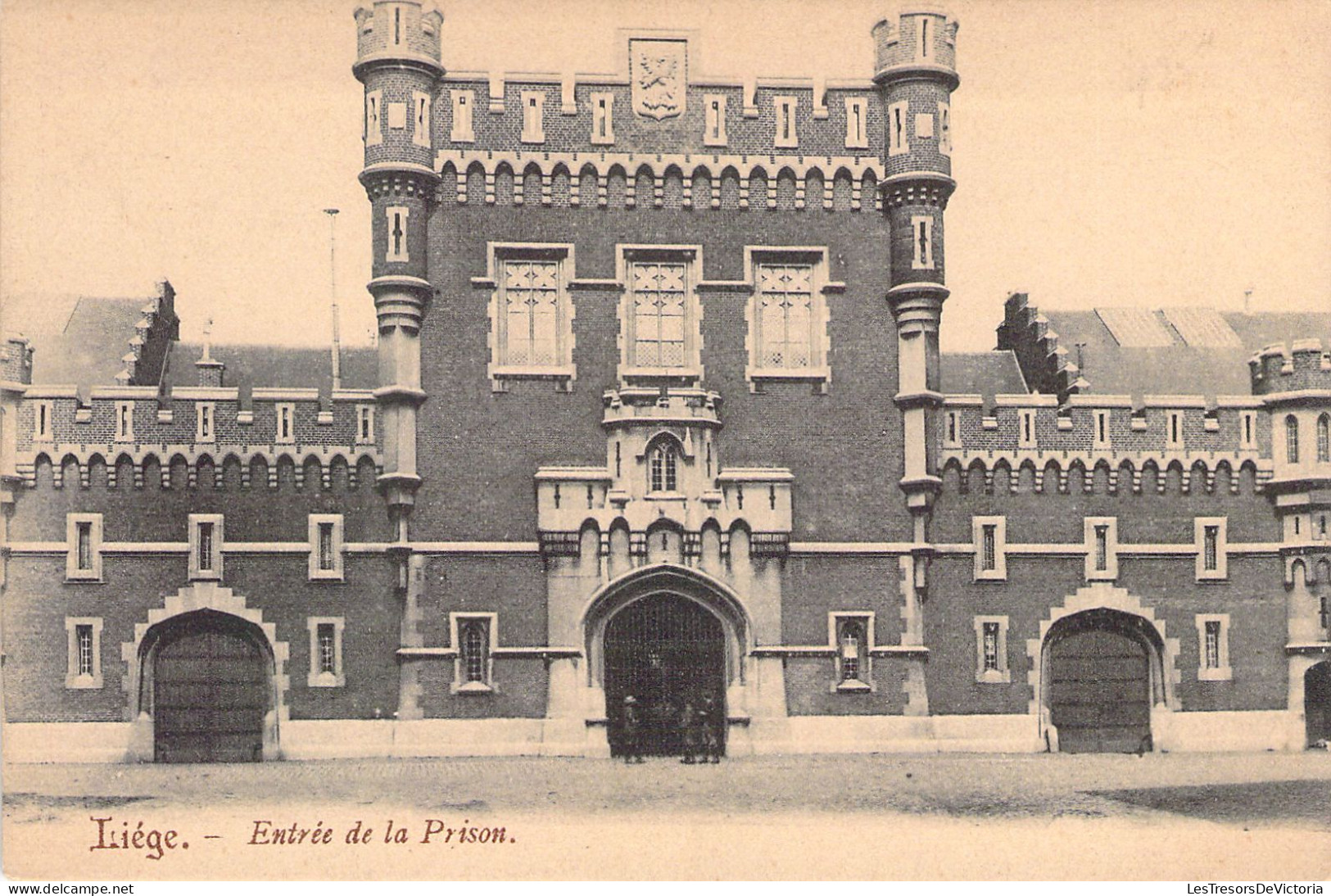 BELGIQUE - Liège - Entrée De La Prison - Carte Postale Ancienne - Sonstige & Ohne Zuordnung