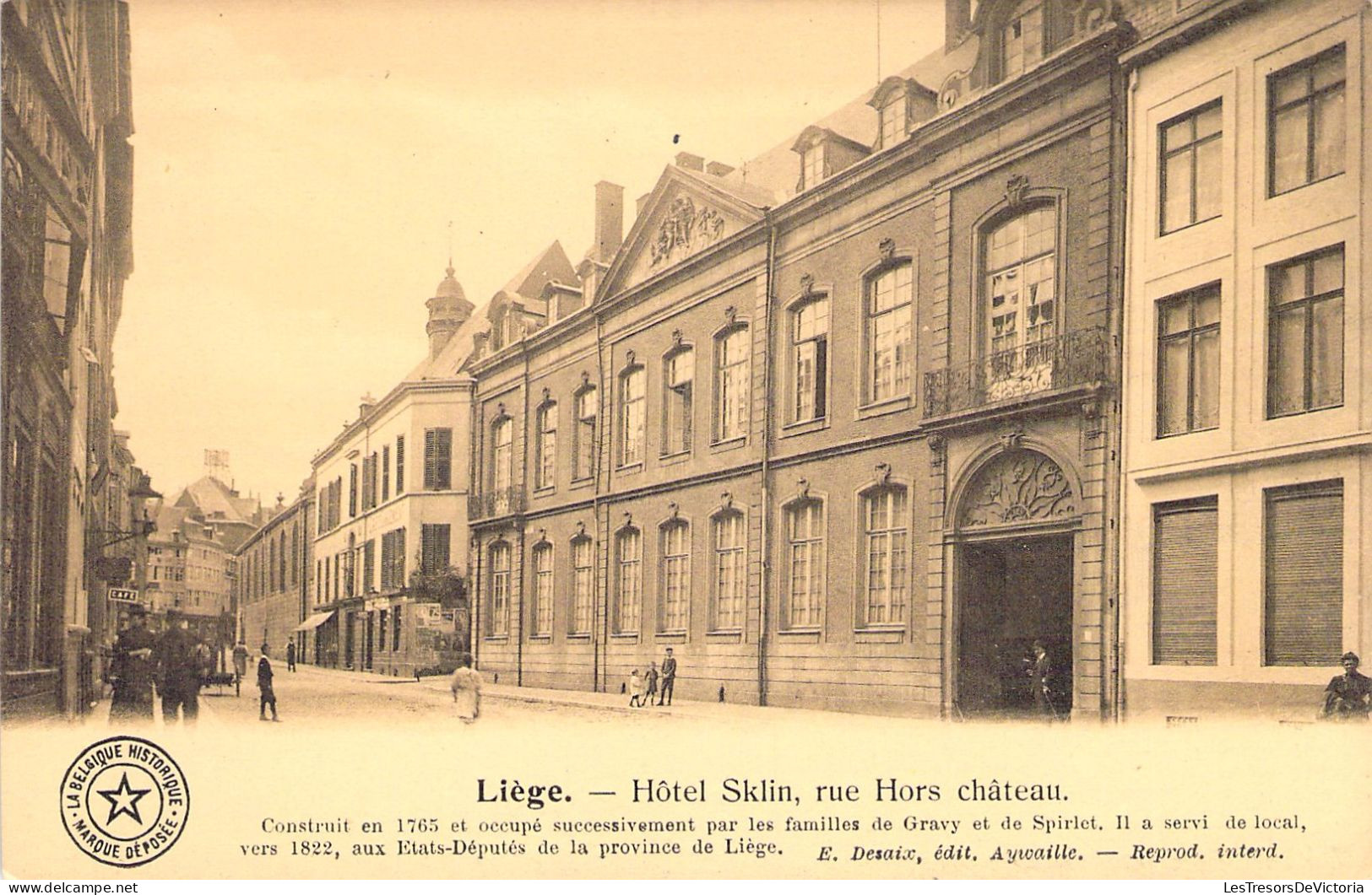 BELGIQUE - Liège - Hôtel Sklin - Rue Hors Château - Carte Postale Ancienne - Otros & Sin Clasificación