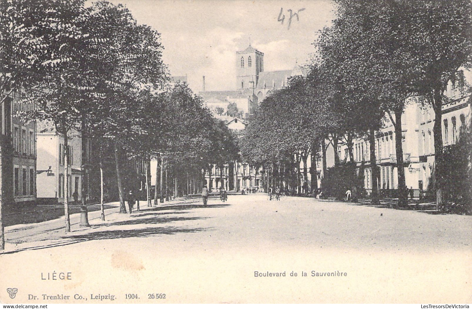 BELGIQUE - Liège - Boulevard De La Sauvenière - Carte Postale Ancienne - Other & Unclassified