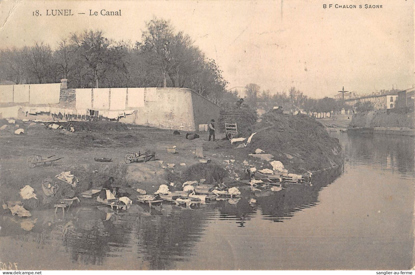 CPA 34 LUNEL LE CANAL - Other & Unclassified