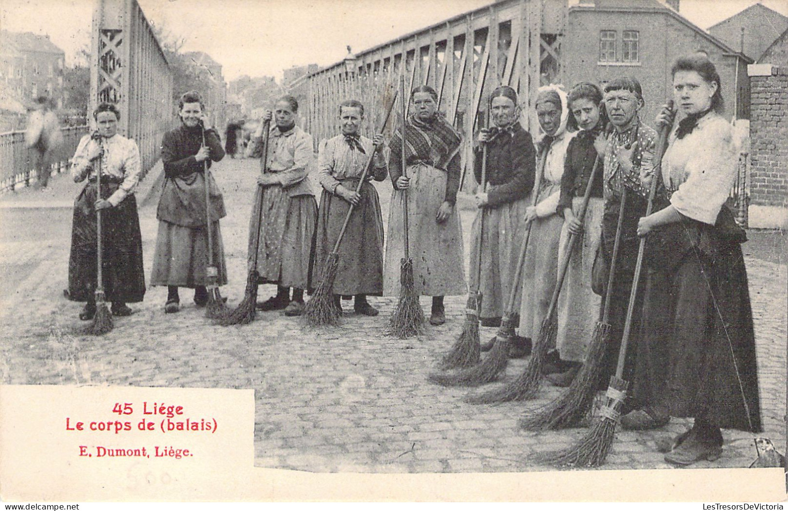 BELGIQUE - Liège - Le Corps De Balais - E Dumont - Carte Postale Ancienne - Otros & Sin Clasificación