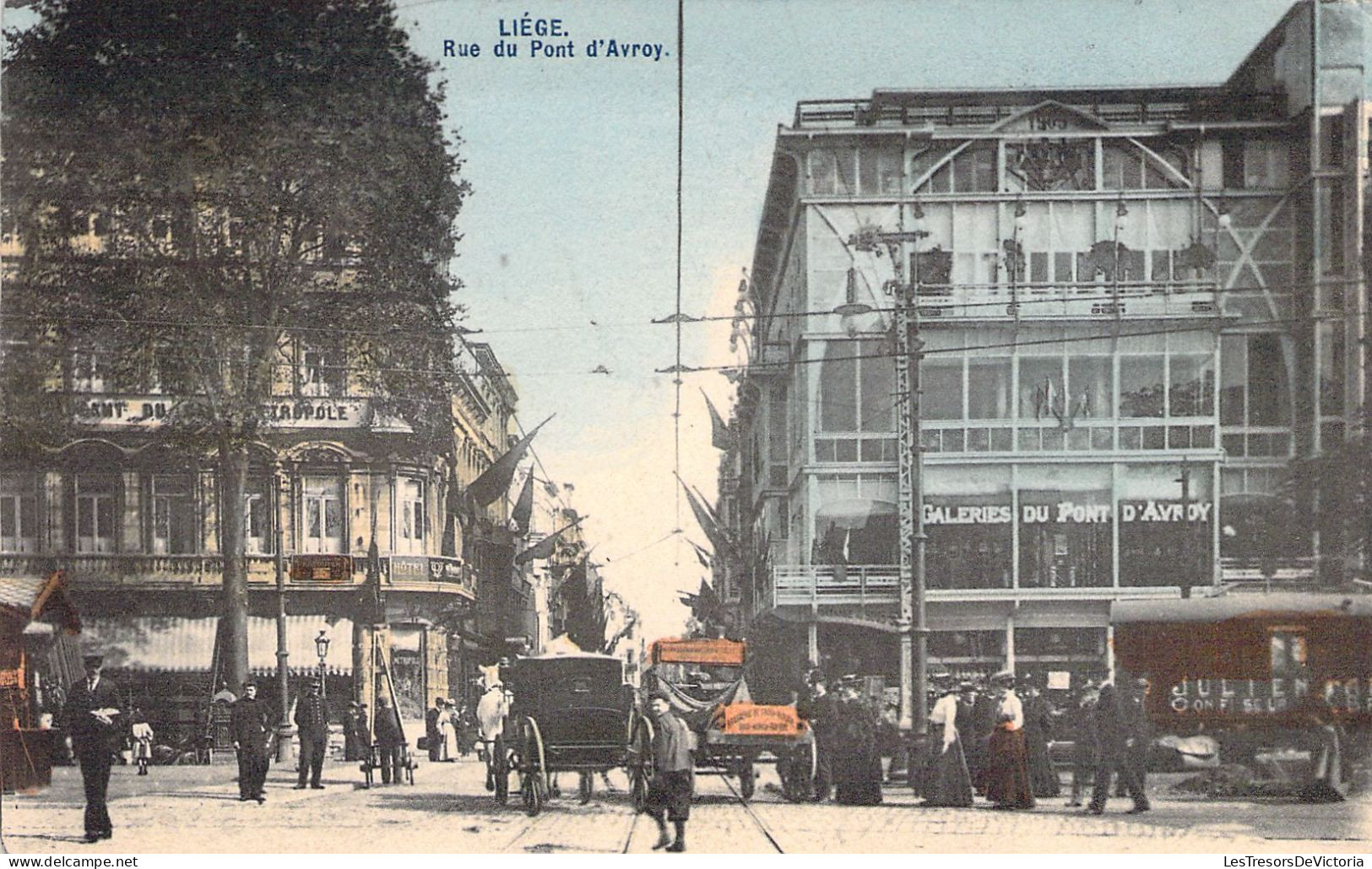 BELGIQUE - Liège - Rue Du Pont D'Avroy - Carte Postale Ancienne - Other & Unclassified