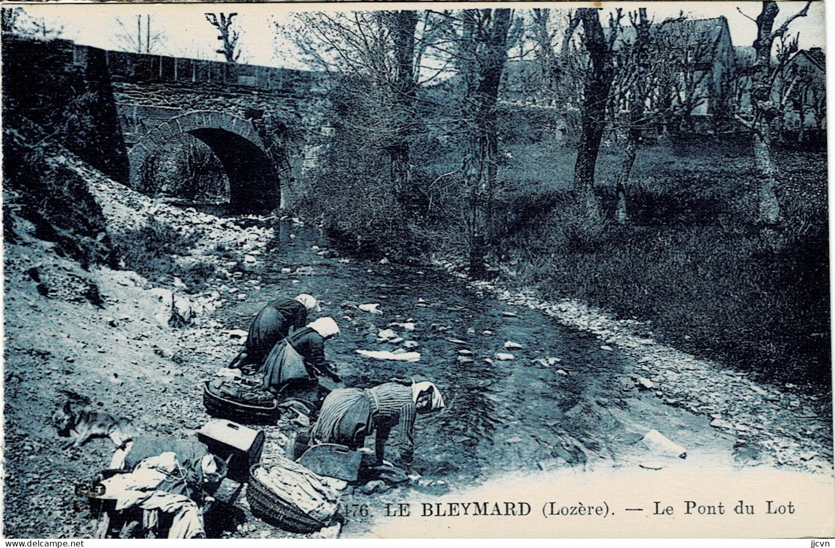 "/"48 - Lozère - Le Bleymard - Le Pont Du Lot - Lavandières - Le Bleymard
