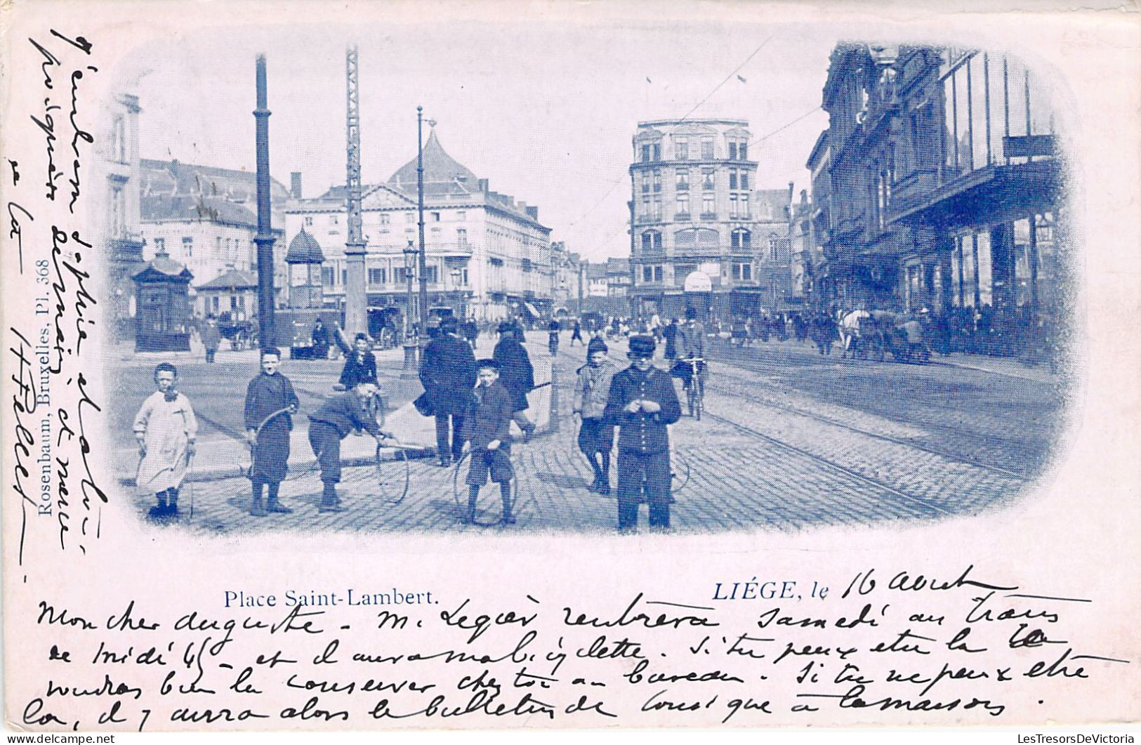 BELGIQUE - Liège - Place St Lambert - Carte Postale Ancienne - Other & Unclassified