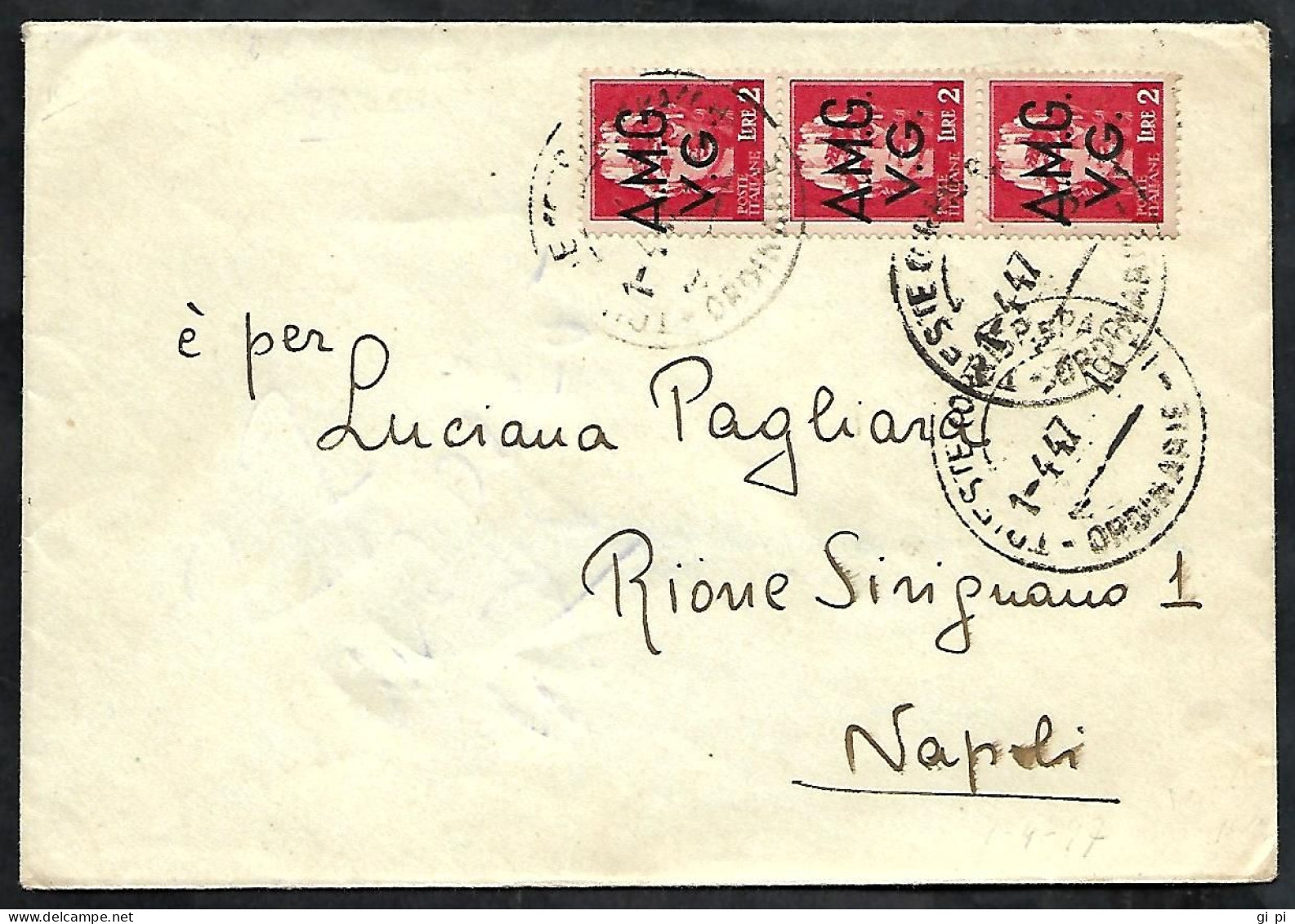 W363 – LETTERA DA TRIESTE - Marcofilía