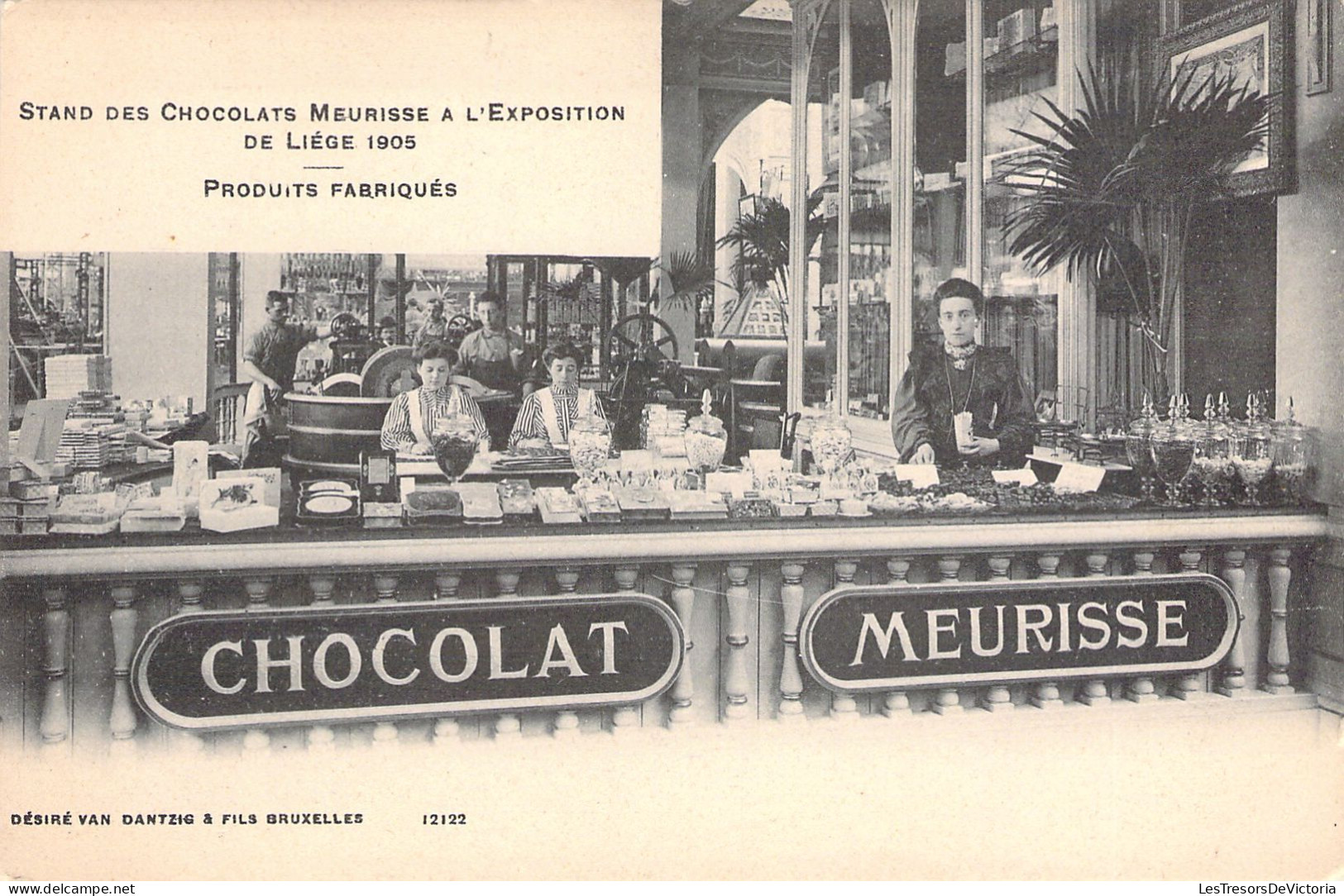 BELGIQUE - Liège - Stand Des Chocolats Meurisse à L'exposition De 1905 - Produits Fabriqués - Carte Postale Ancienne - Autres & Non Classés