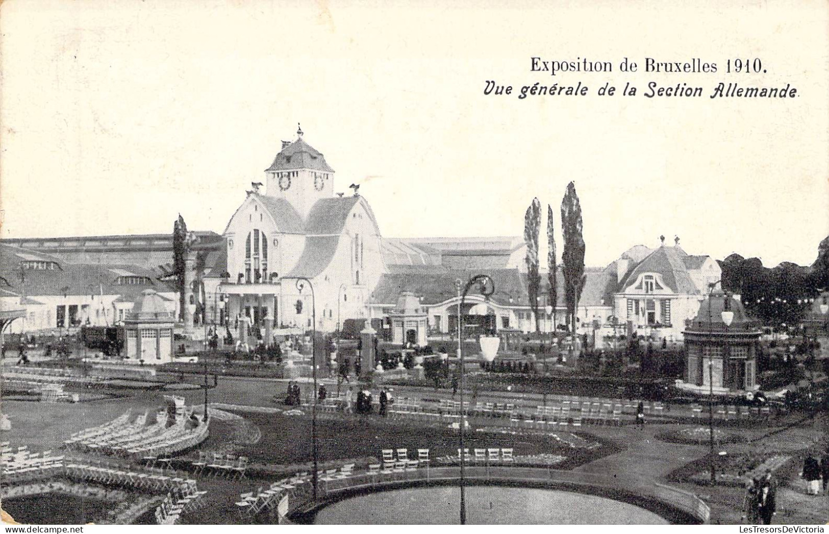 BELGIQUE - Exposition 1910 - Vue Générale De La Section Allemande - Carte Postale Ancienne - Exposiciones Universales