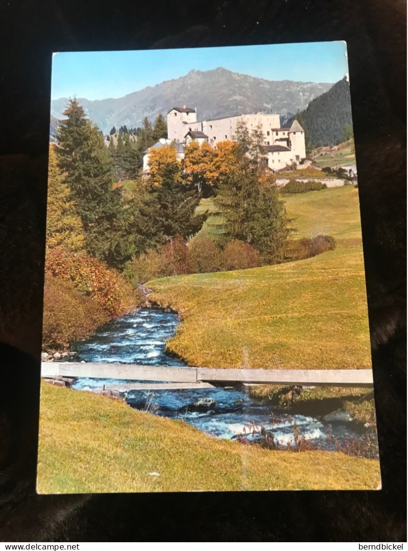 Ansichtskarte Österreich Tirol Nauders Schloss Baudersberg 1970 Gelaufen Mit Briefmarke - Nauders