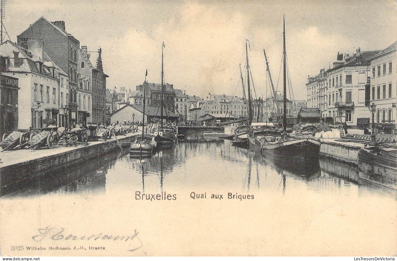 BELGIQUE - BRUXELLES - Quai Aux Briques - Carte Postale Ancienne - Altri & Non Classificati