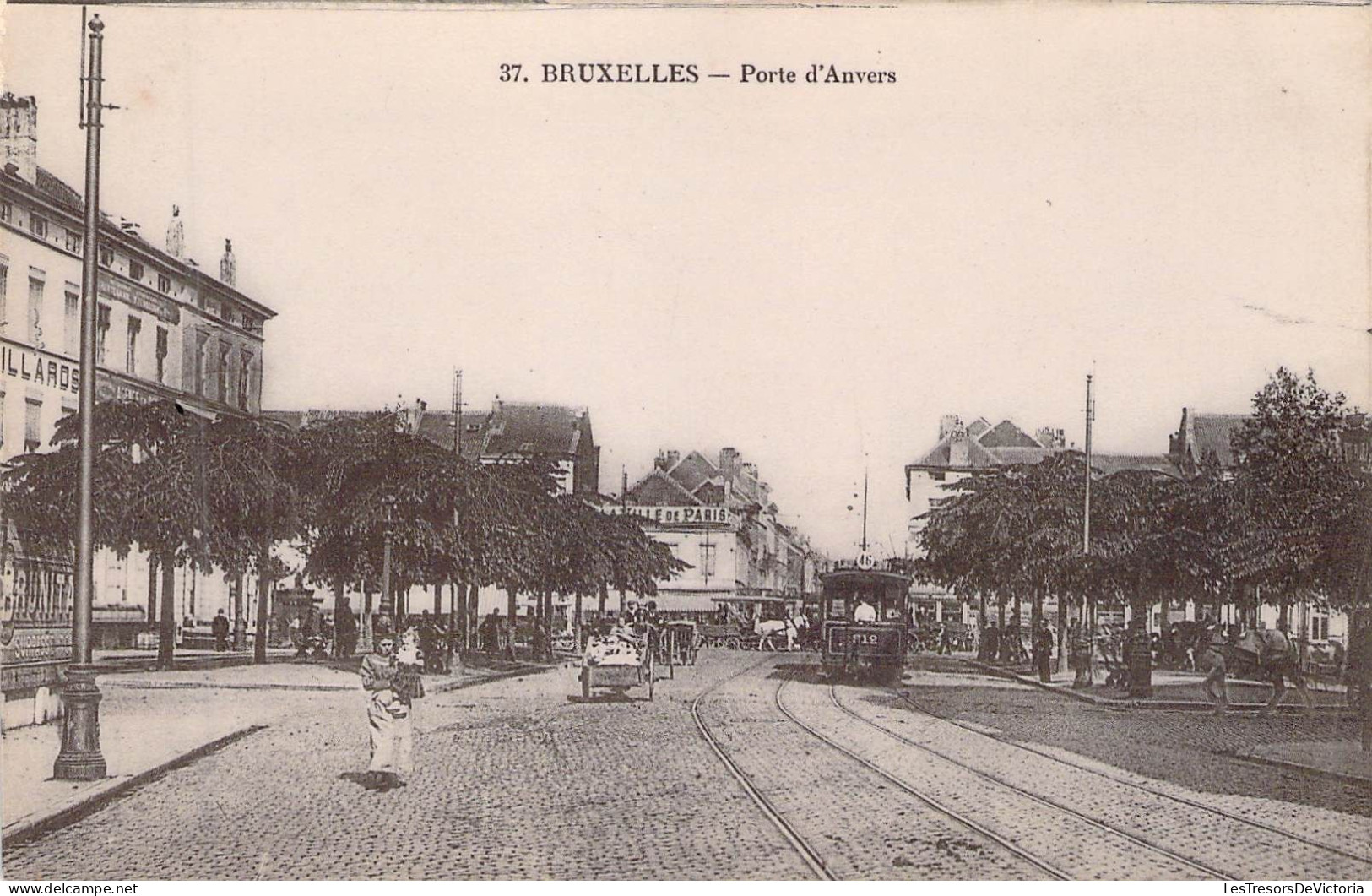 BELGIQUE - BRUXELLES - Pont D'anvers - Carte Postale Ancienne - Andere & Zonder Classificatie