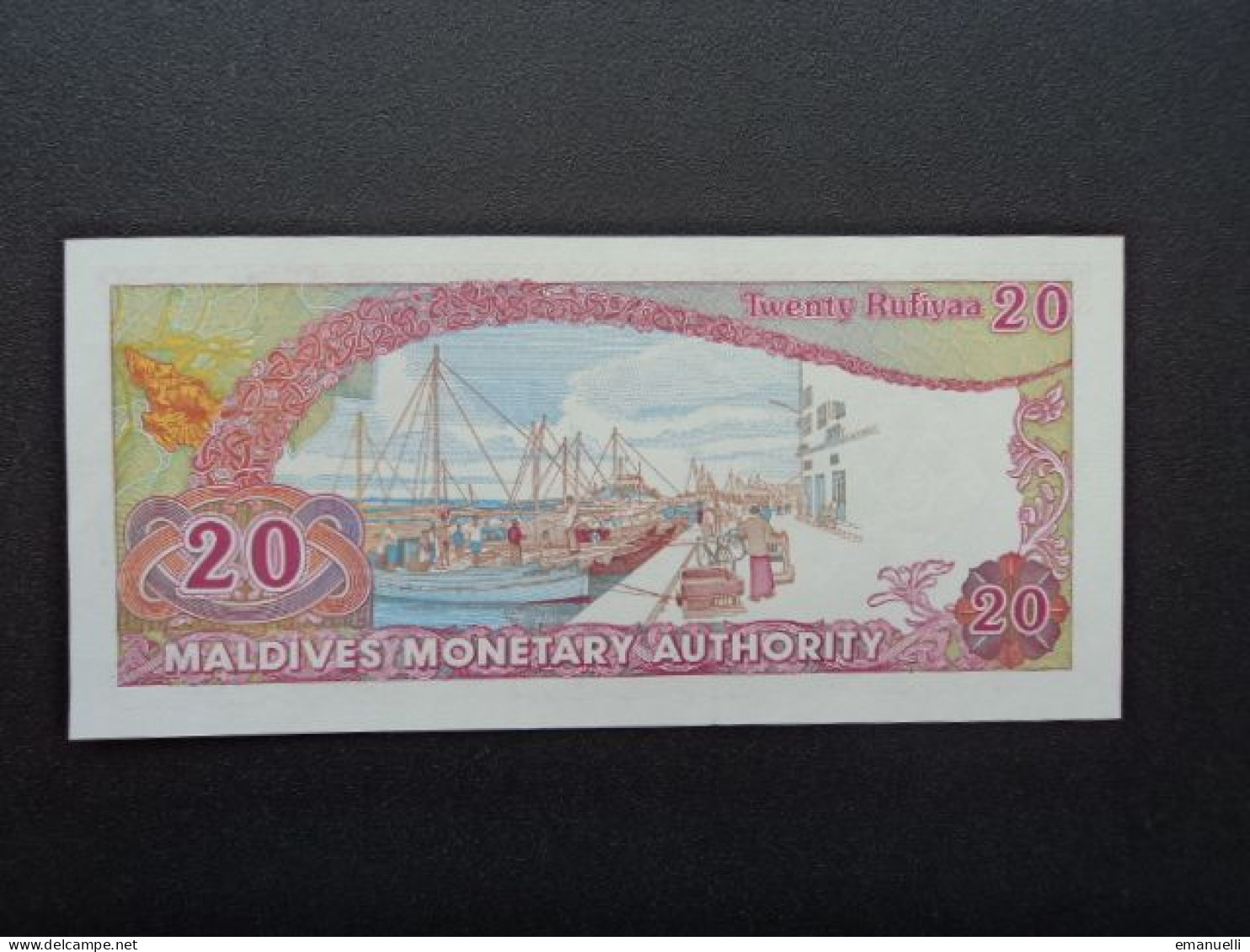 MALDIVES : 20 RUFIYAA   1987 - 1408    P 12b    NEUF - Maldiven