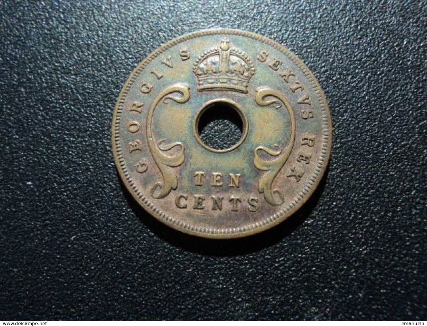 AFRIQUE DE L'EST ANGLAIS : 10 CENTS   1950    KM 34     SUP - British Colony