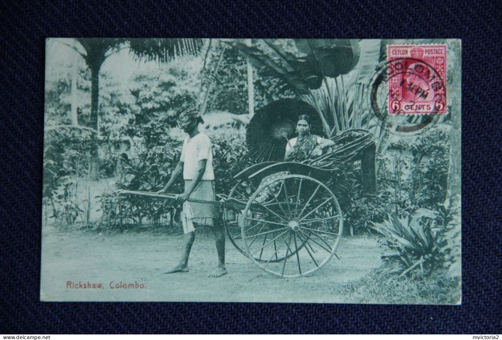 CEYLON : COLOMBO - RICKSHAW - Sri Lanka (Ceylon)