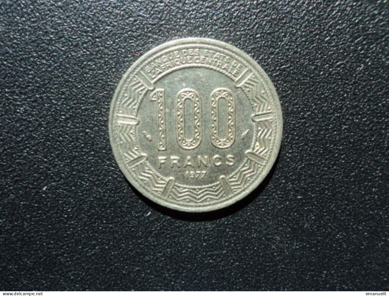 GABON : 100 FRANCS   1977    KM 13      SUP