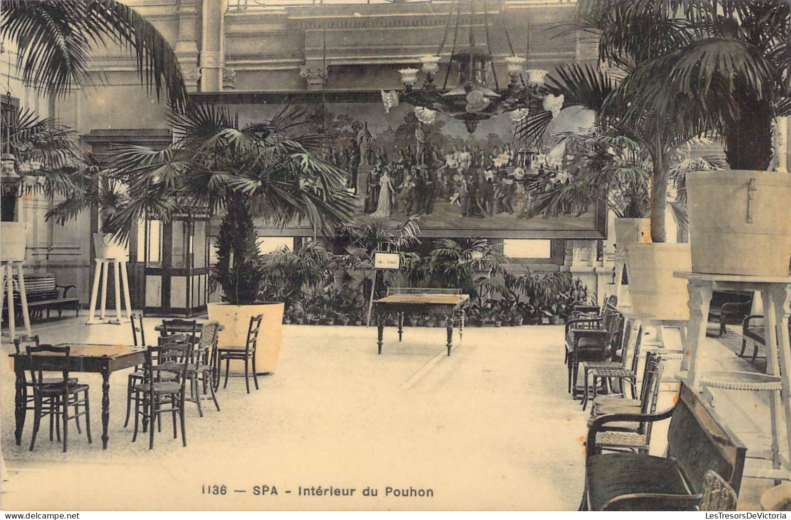 BELGIQUE - SPA - Intérieur De Pouhon - Edit Grand Bazar Anspach - Carte Postale Ancienne - Spa