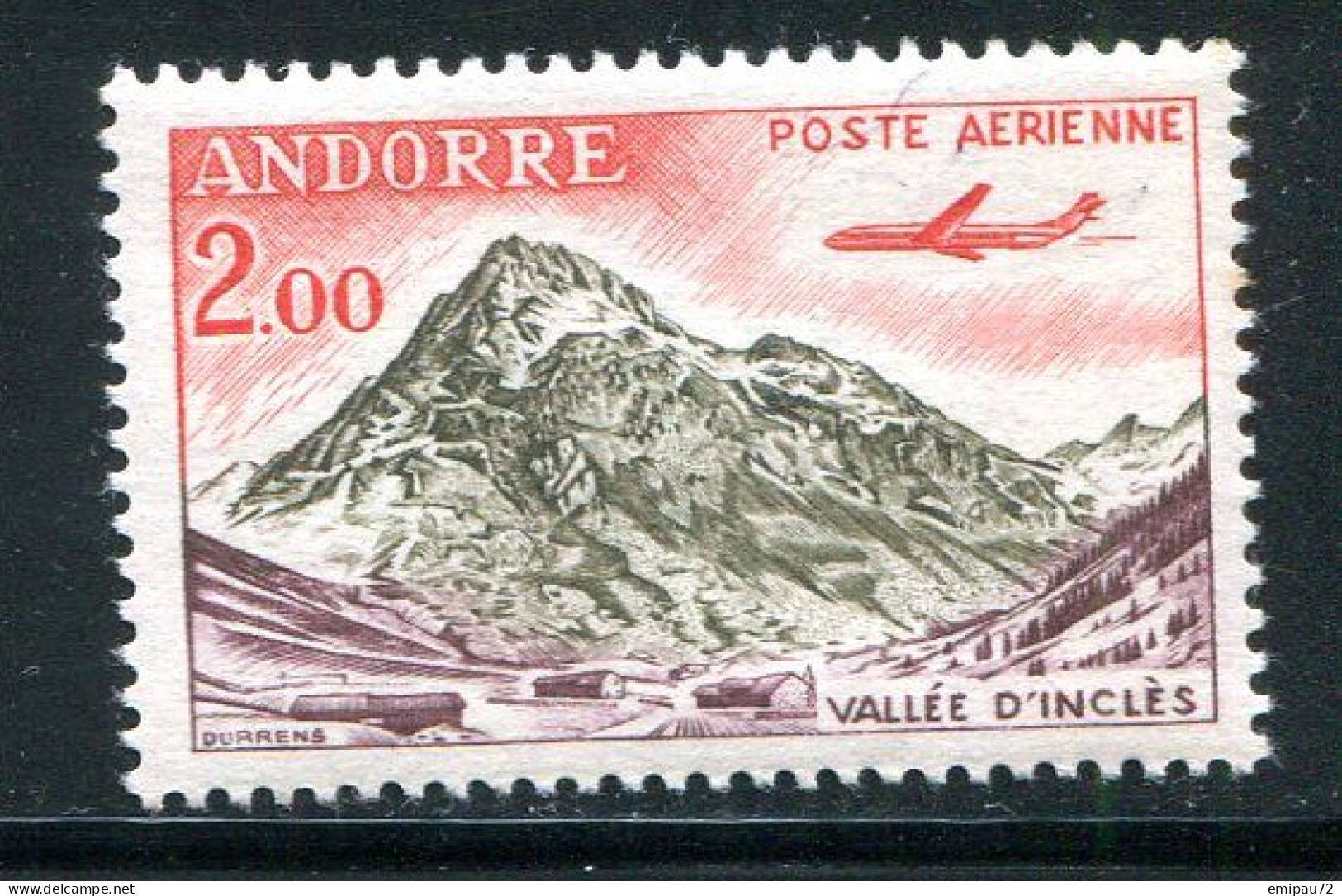 ANDORRE- P.A Y&T N°5- Neuf Sans Charnière ** - Poste Aérienne