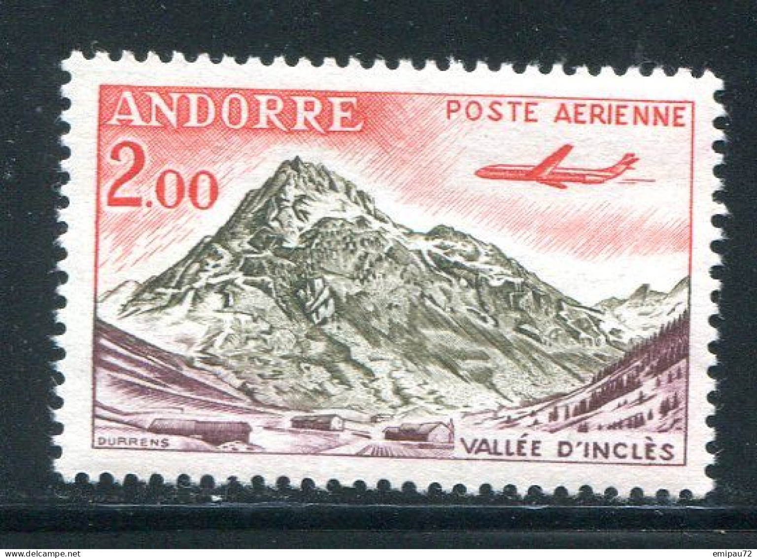 ANDORRE- P.A Y&T N°5- Neuf Sans Charnière ** - Luchtpost